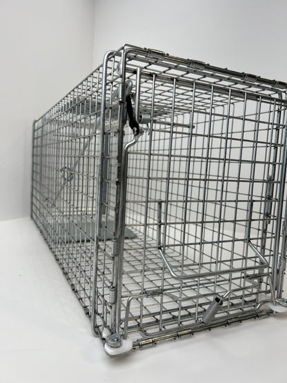 Auto-Set Cat Trap, 30"x10"x12" Humane Live Trap