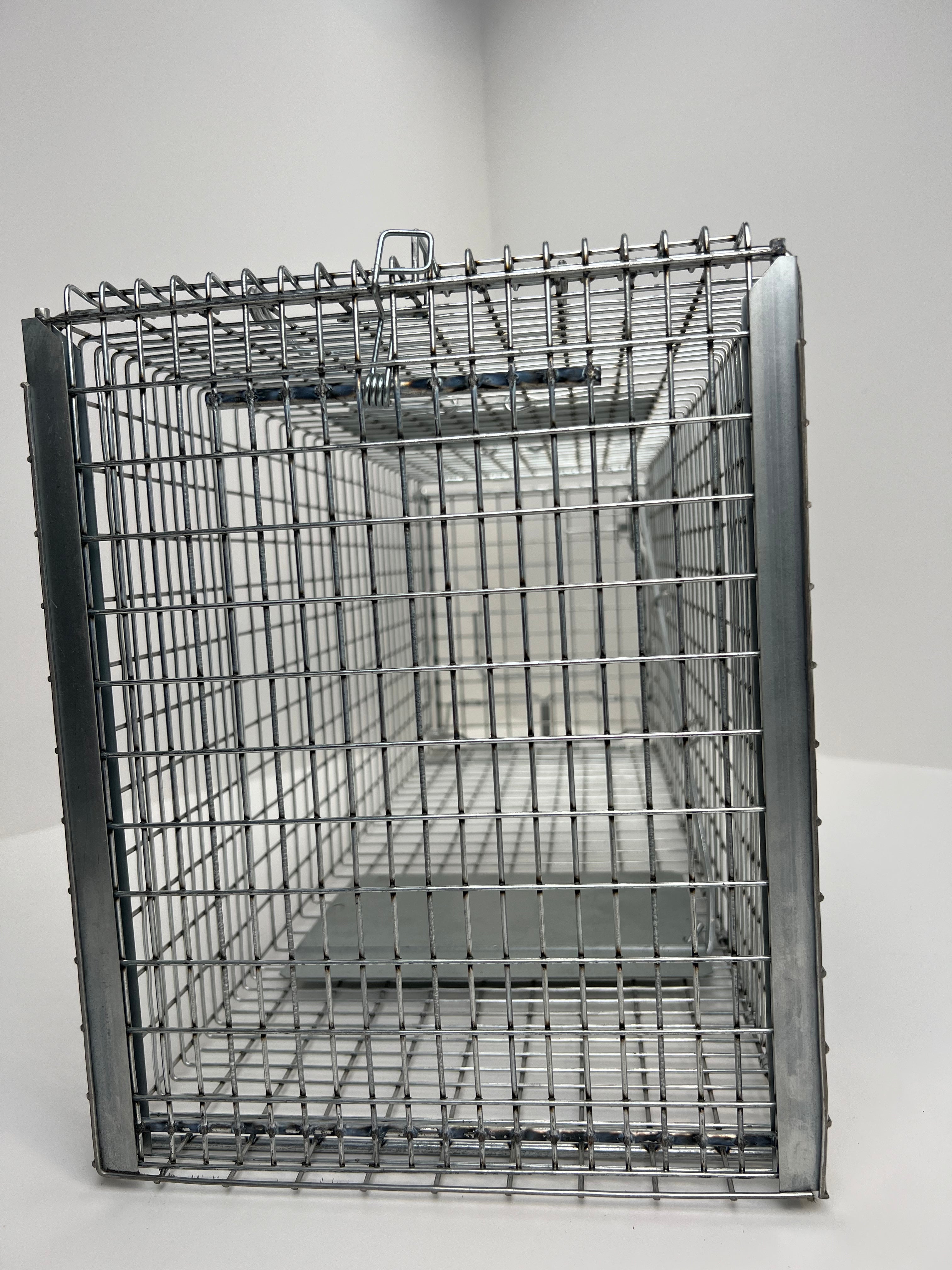 Auto-Set Cat Trap, 30"x10"x12" Humane Live Trap