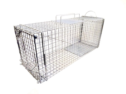 Auto-Set Cat Trap, 30"x10"x12" Humane Live Trap